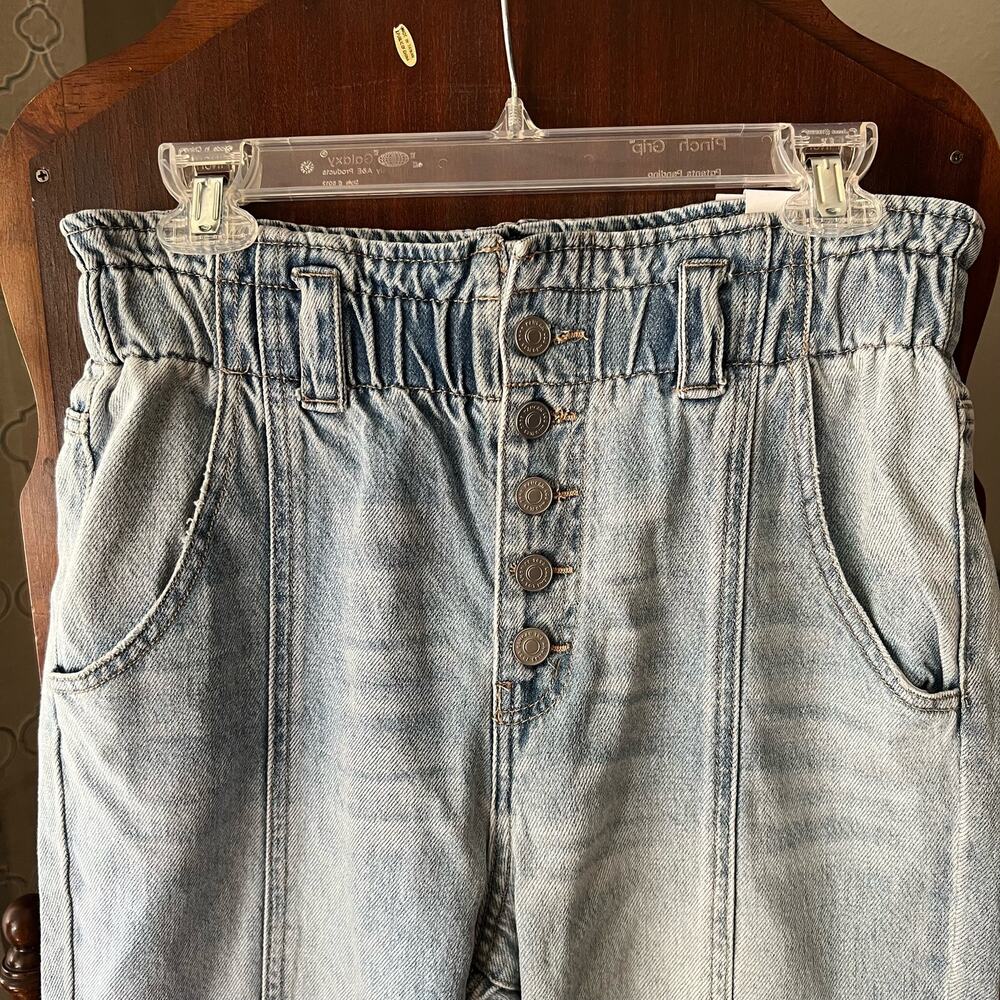 Kancan Bronte Ultra High Rise Paperbag Mom Jeans size 27 - Picture 3 of 11